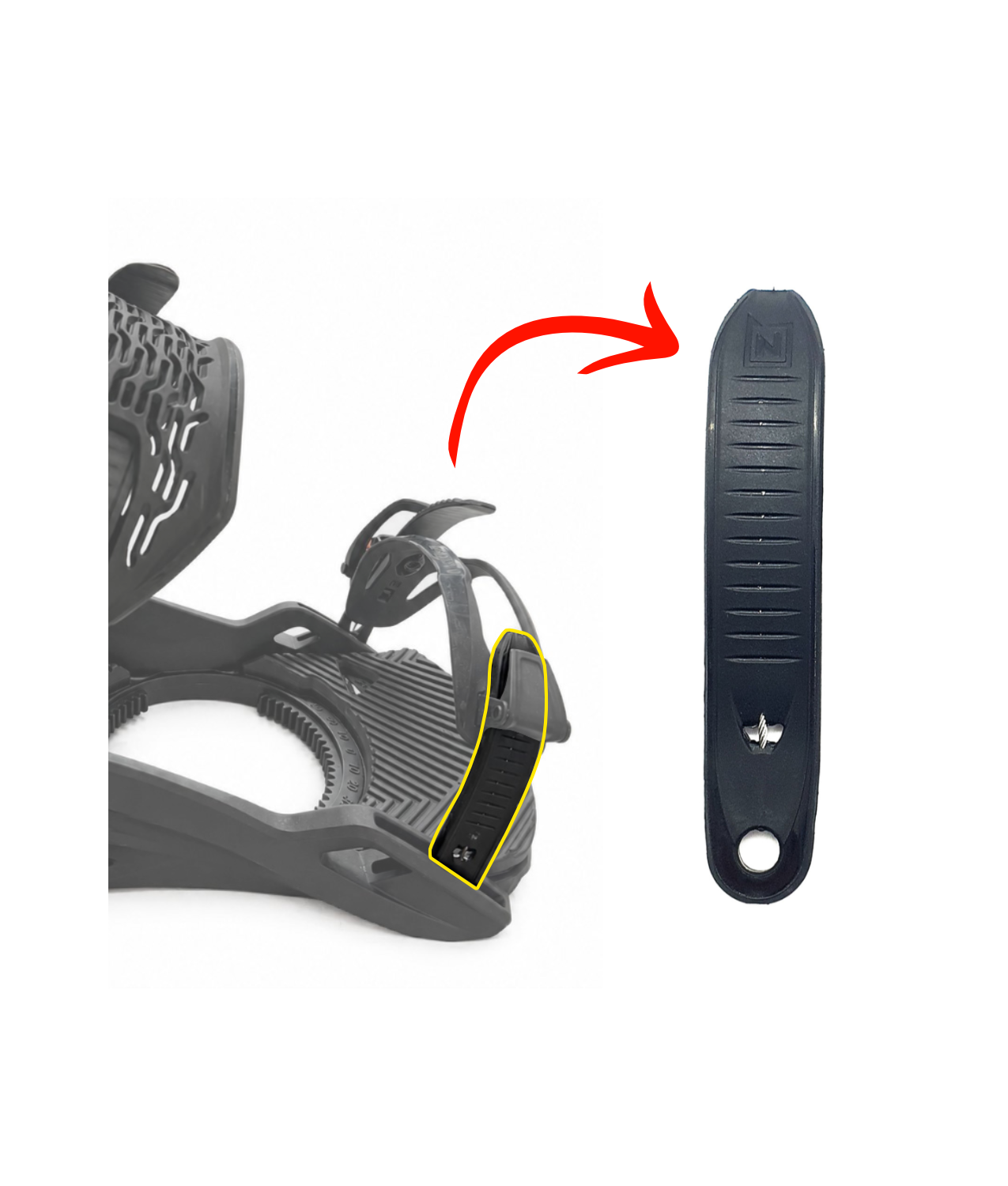STRAP RINFORZATA DI PUNTA - LATO CONNETTORE