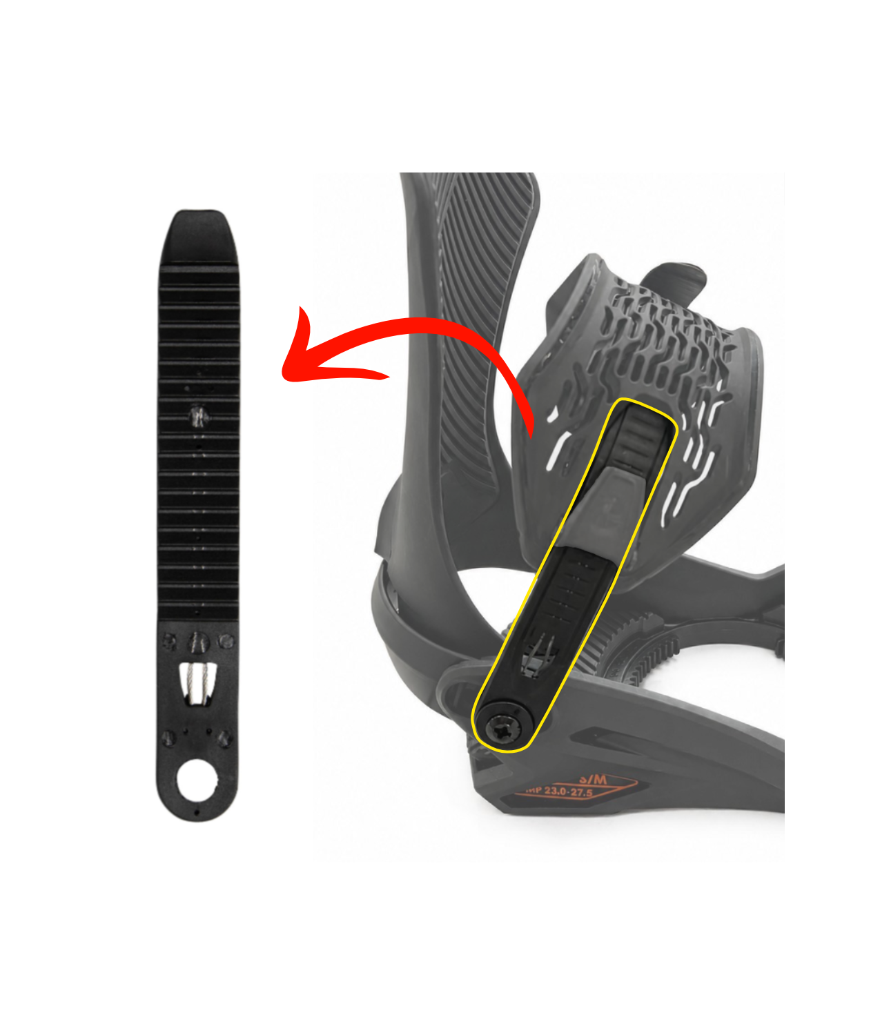 UNI-7 ANKLE CABLE-CONNECTOR LARGE HOLE
