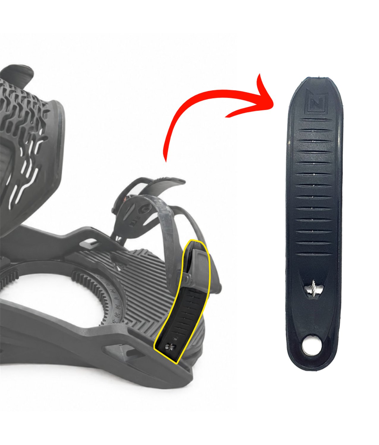 STRAP RINFORZATA DI PUNTA - LATO CONNETTORE