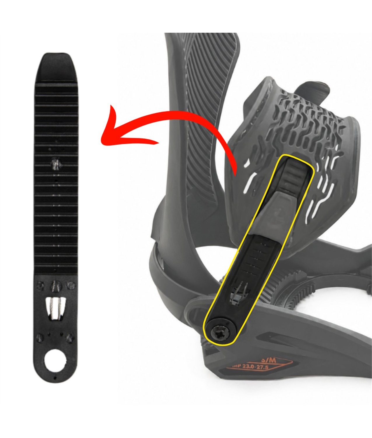 UNI-7 ANKLE CABLE-CONNECTOR LARGE HOLE