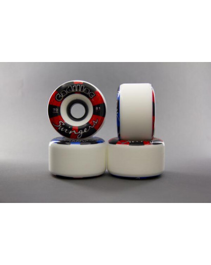 RUOTE CADILLAC SWINGERS 70MM/81A colore White