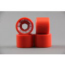RUOTE CADILLAC WHITE WALLS 59MM/78A colore Red